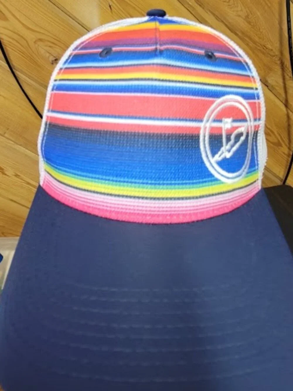 TPC Sawgrass Island Green Striped Golf Trucker Hat Mesh Snapback NWOT Unisex
